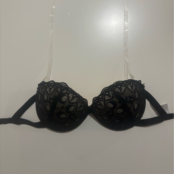 Other - Black Lace Push-Up Bra - Women Intimates